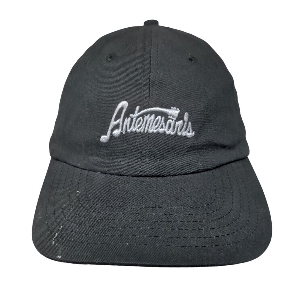 Antemesaris Slideback Hat Black One Size Embroidered Adjustable Big X